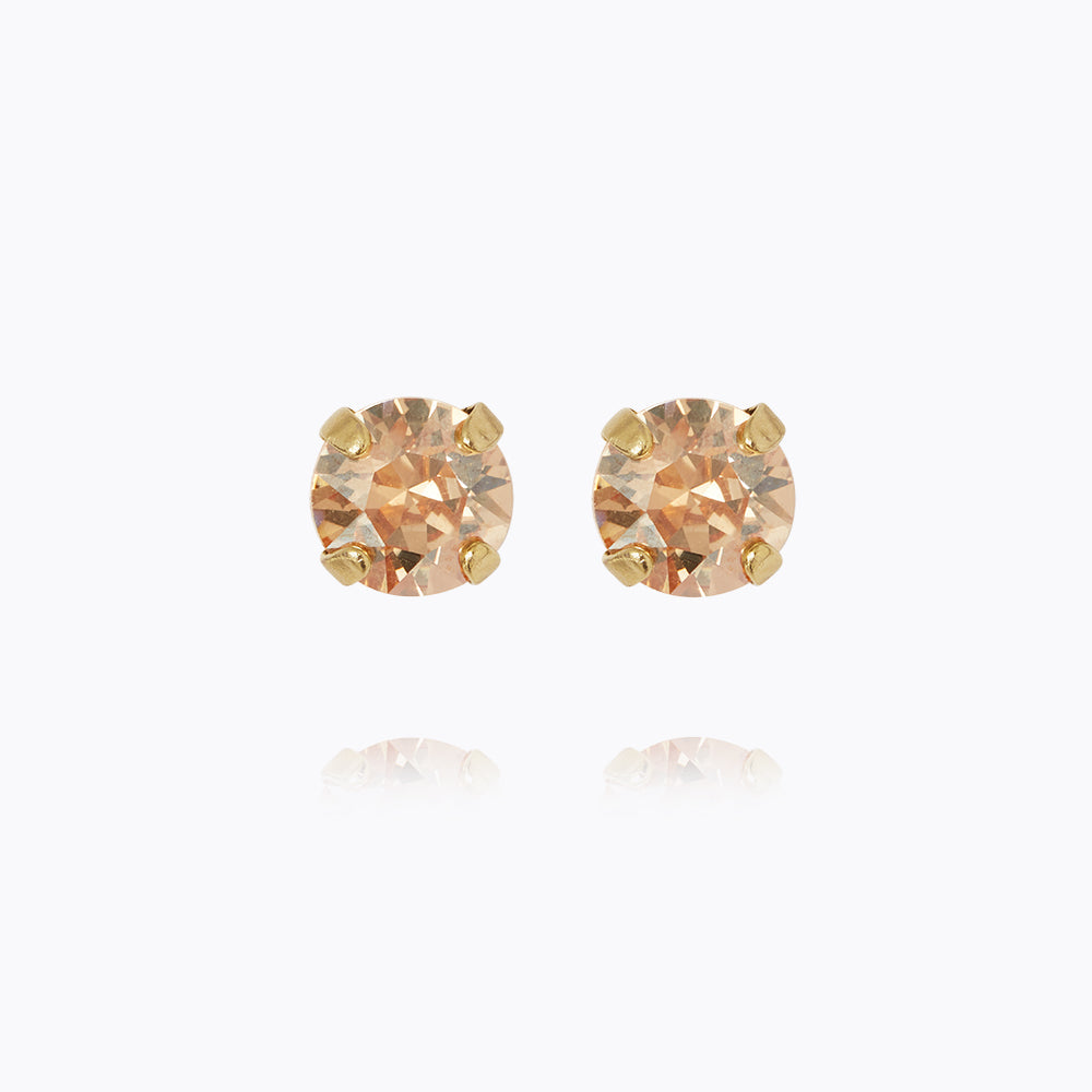 Caroline Svedbom - Mini Stud Earrings Golden Shadow Gold