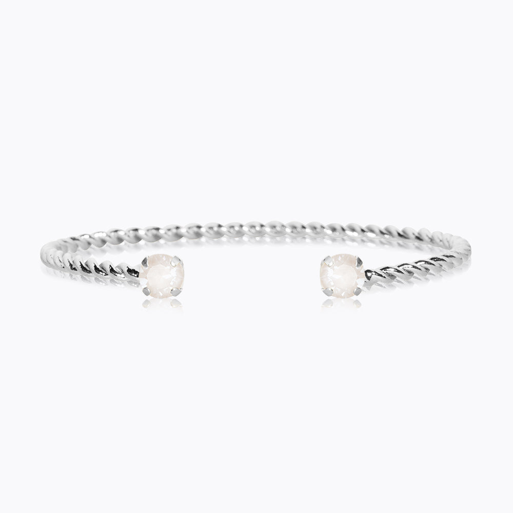 Caroline Svedbom - Mini Twisted Bracelet Electric White Rhodium