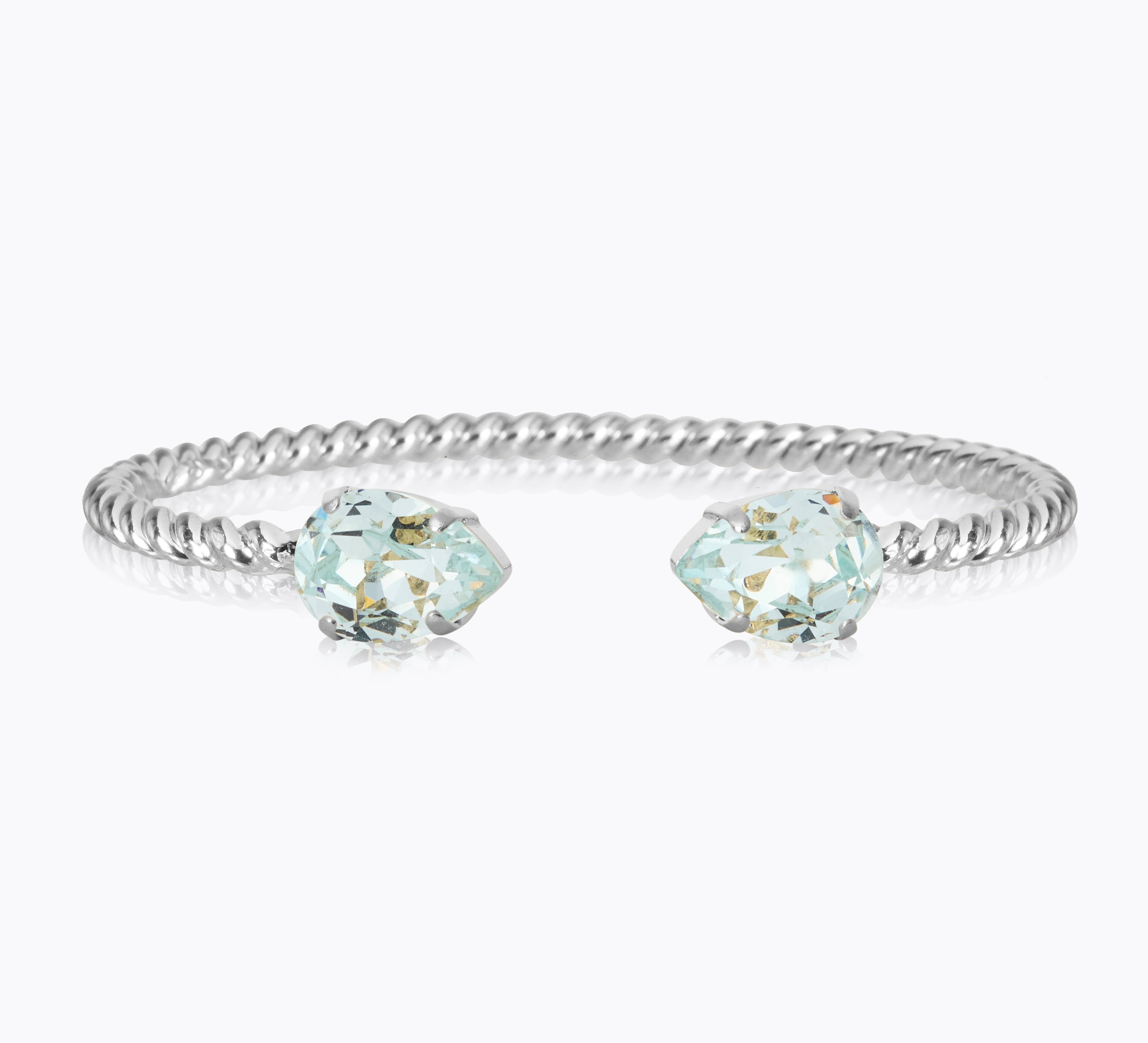 Caroline Svedbom - Mini Drop Bracelet Light Azore Rhodium