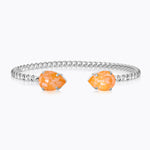 Caroline Svedbom - Mini Drop Bracelet Mango Delite Rhodium