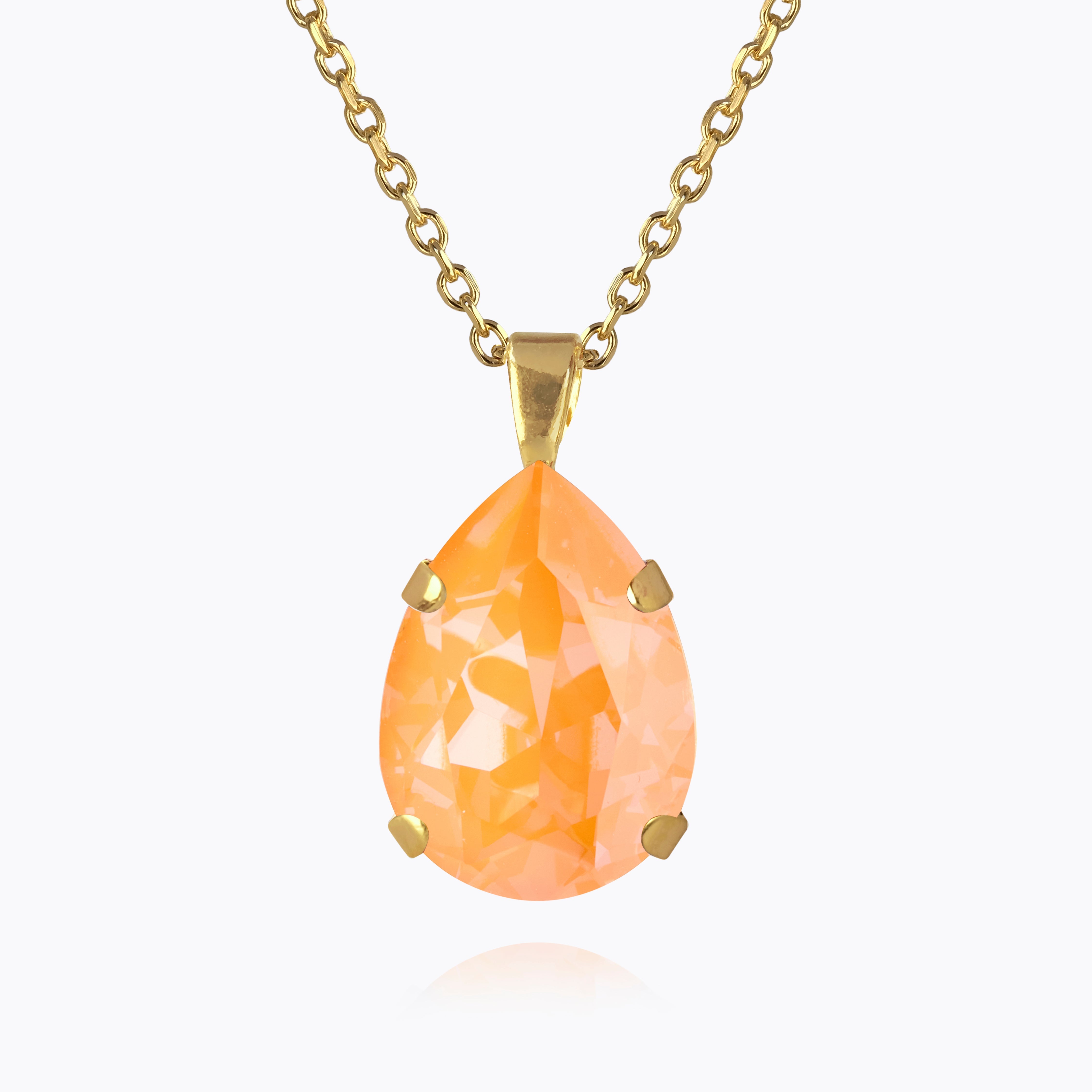 Caroline Svedbom - Mini Drop Necklace Mango Delite Gold