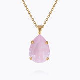 Caroline Svedbom - Mini Drop Necklace Soft Pink Gold