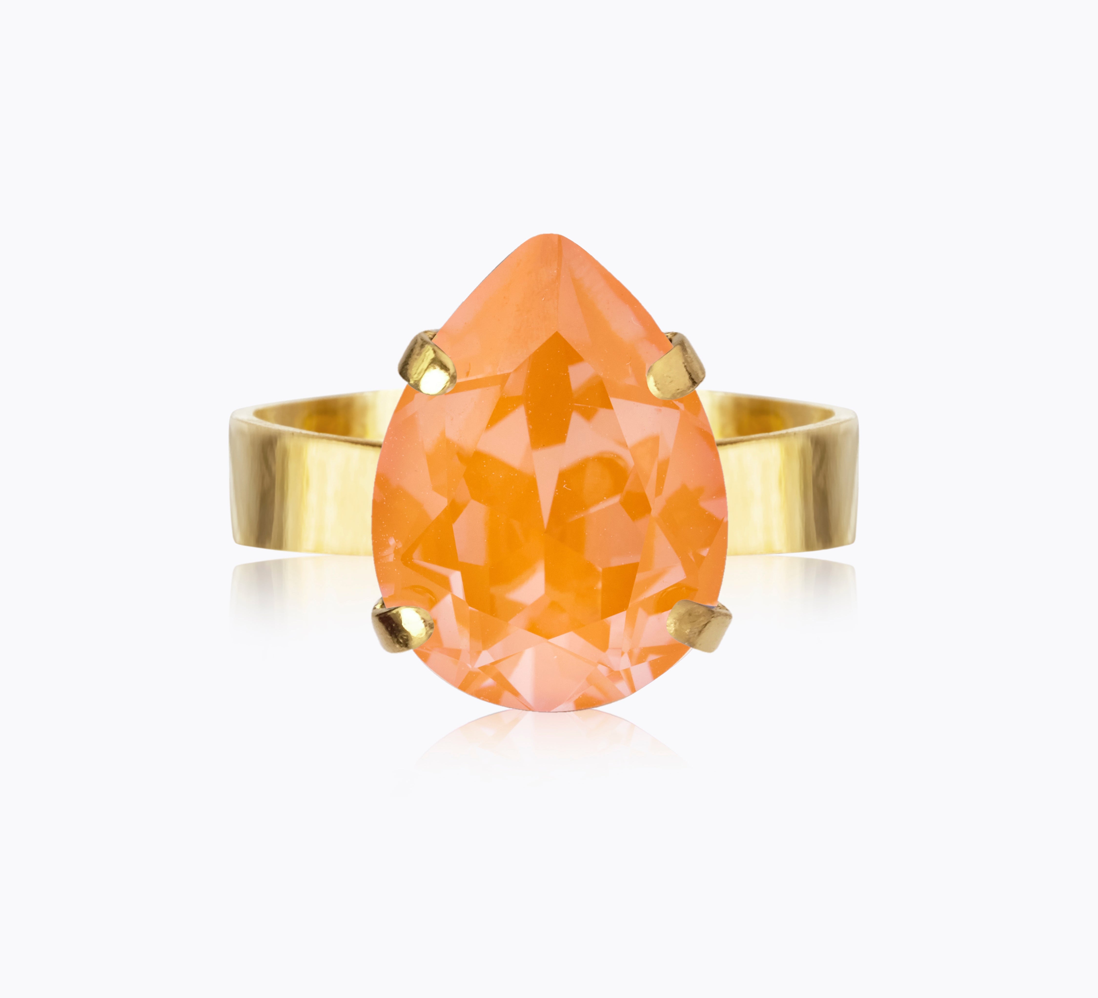 Caroline Svedbom - Mini Drop Ring Mango Delite Gold
