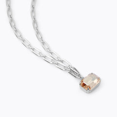 Caroline Svedbom - Mini Lydia Necklace Golden Shadow Rhodium