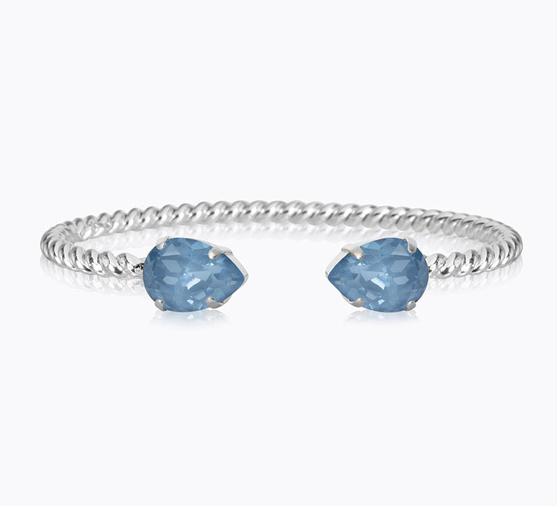 Caroline Svedbom - Mini Drop Bracelet Denim Ignite Rhodium
