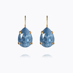 Caroline Svedbom - Mini Drop Clasp Earrings Denim Ignite Gold