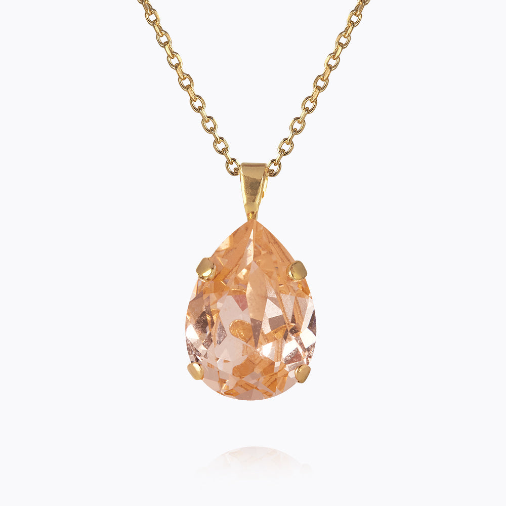 Caroline Svedbom - Mini Drop Necklace Light Peach Gold