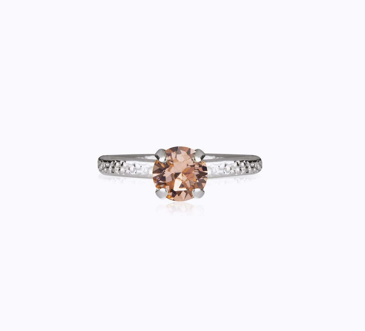 Caroline Svedbom - Natti Ring Light Peach Rhodium