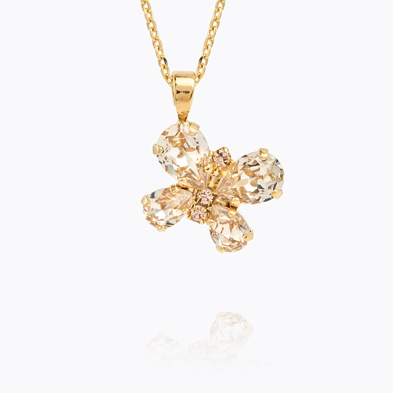 Caroline Svedbom - Butterfly Stud Necklace Silk Gold