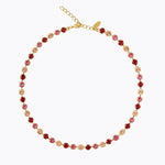 Caroline Svedbom - Nicola Necklace Scarlet Combo Gold