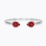 Caroline Svedbom - Petite Drop Bracelet Scarlet Rhodium