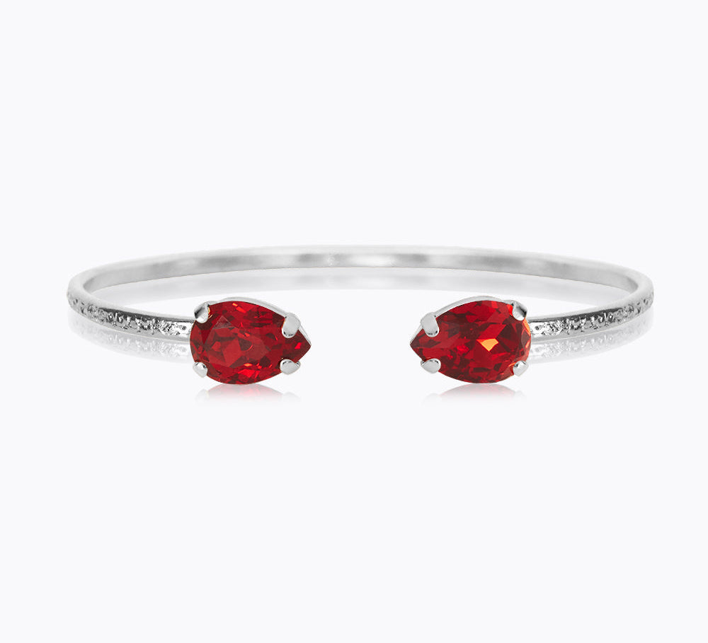 Caroline Svedbom - Petite Drop Bracelet Scarlet Rhodium