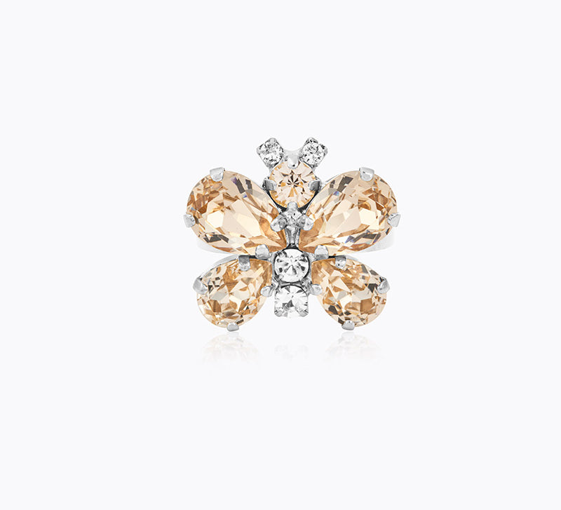 Caroline Svedbom - Butterfly Ring Silk Rhodium