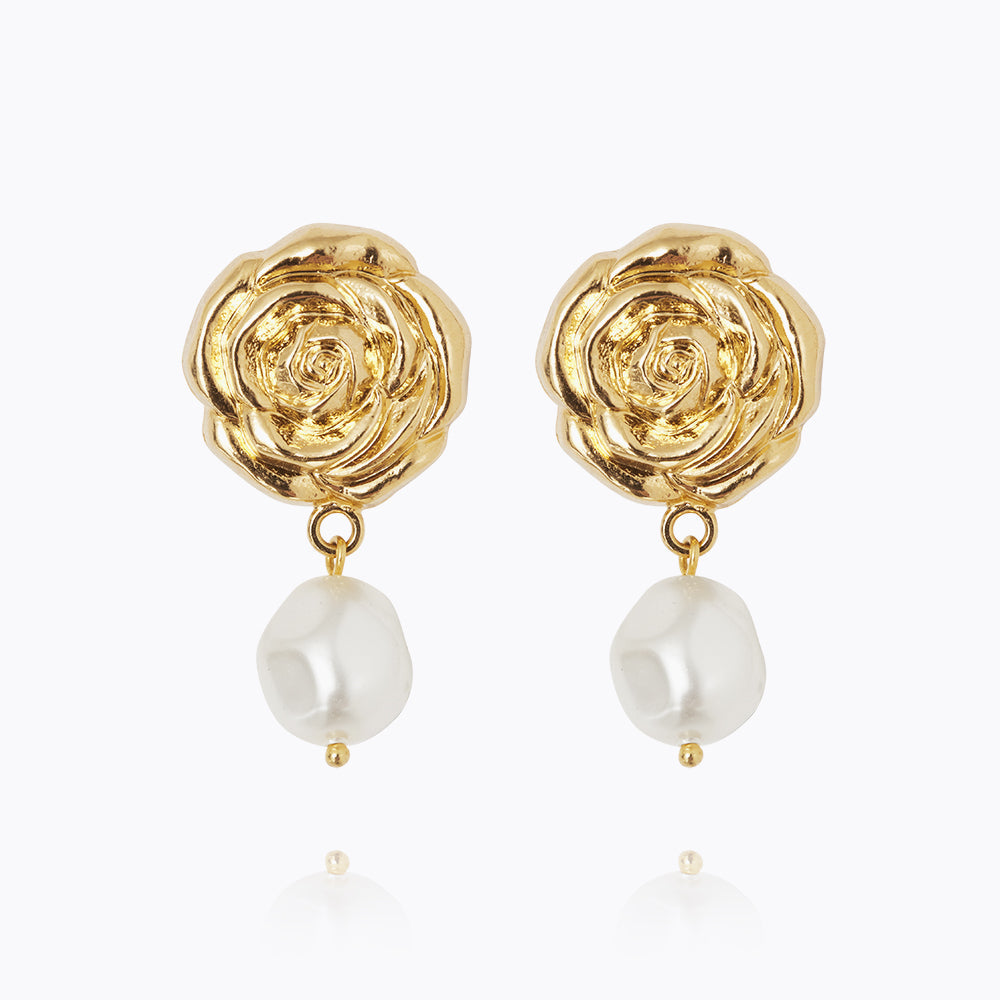 Caroline Svedbom - Rosita Pearl Earrings Pearl Gold