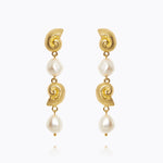 Caroline Svedbom - Shell Pearl Earrings Pearl Gold