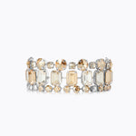 Caroline Svedbom - Soiree Bracelet Crystal Golden Combo Rhodium