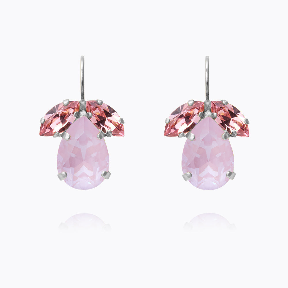 Caroline Svedbom - Timo Earrings Soft Pink Combo Rhodium
