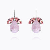 Caroline Svedbom - Timo Earrings Soft Pink Combo Rhodium
