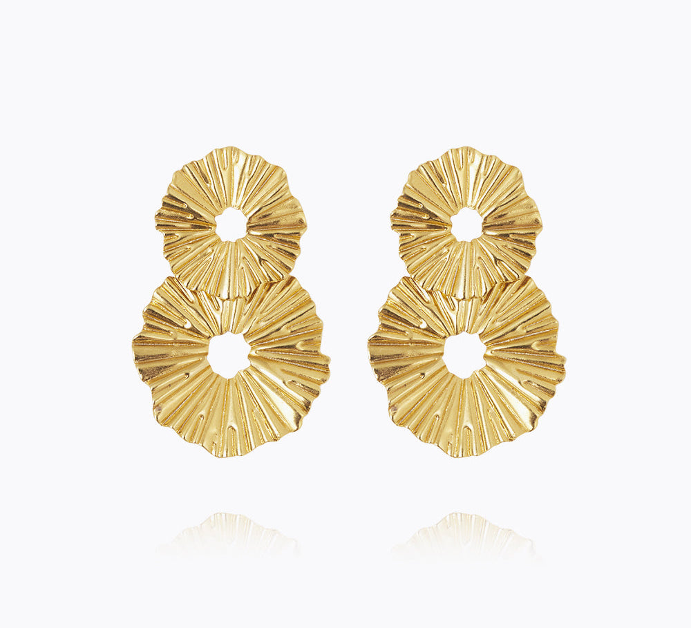 Caroline Svedbom - Vassia Earrings Gold Gold