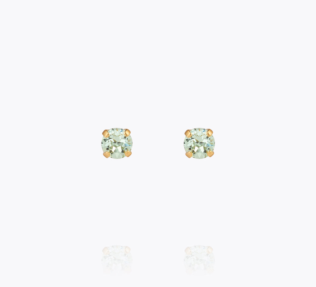 Caroline Svedbom - Mini Stud Earrings Chrysolite Gold