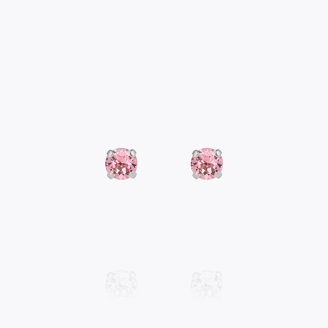 Caroline Svedbom - Mini Stud Earrings Light Rose Rhodium