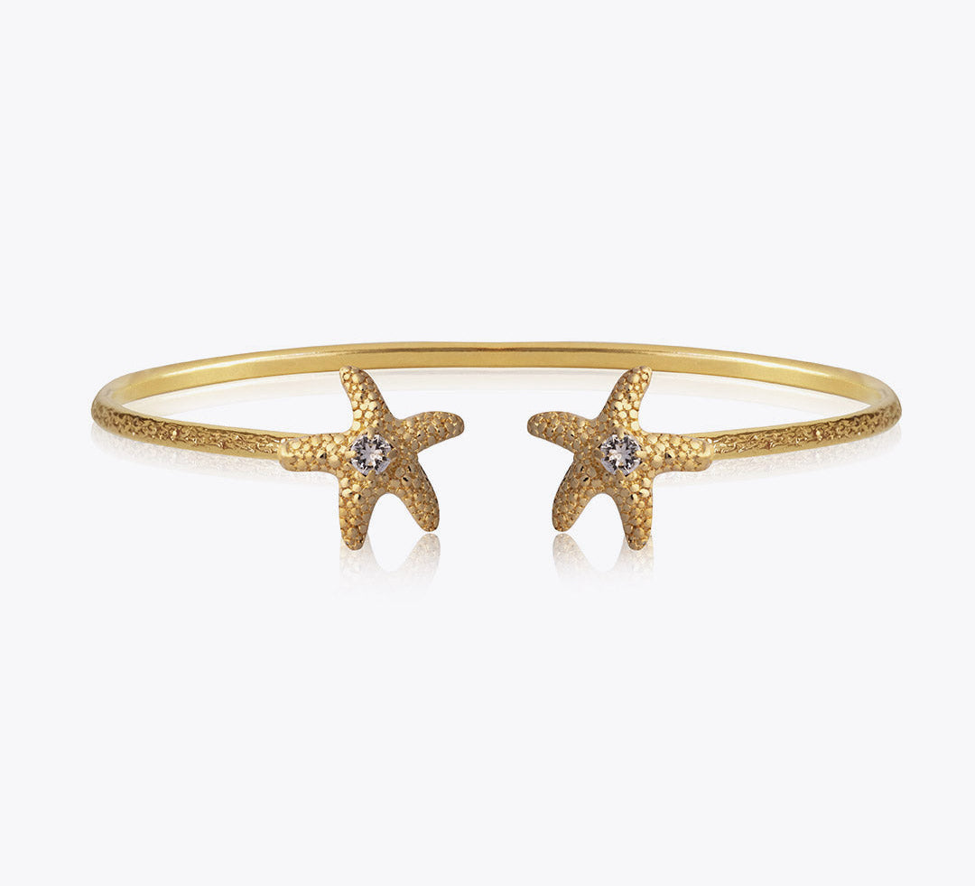 Caroline Svedbom - Mini Sea Star Bracelet Crystal Gold