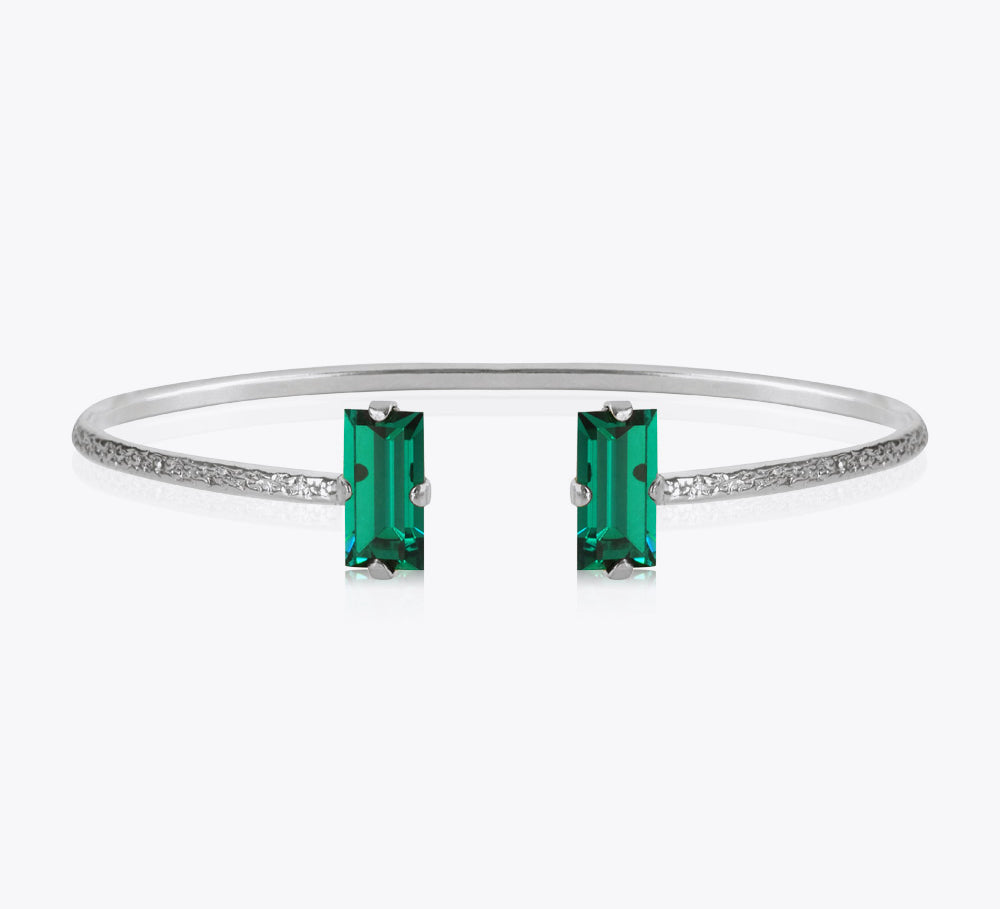 Baguette Bracelet / Emerald