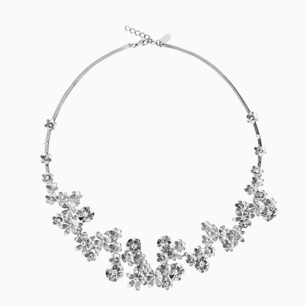 Caroline Svedbom - Laurel Necklace Crystal Rhodium