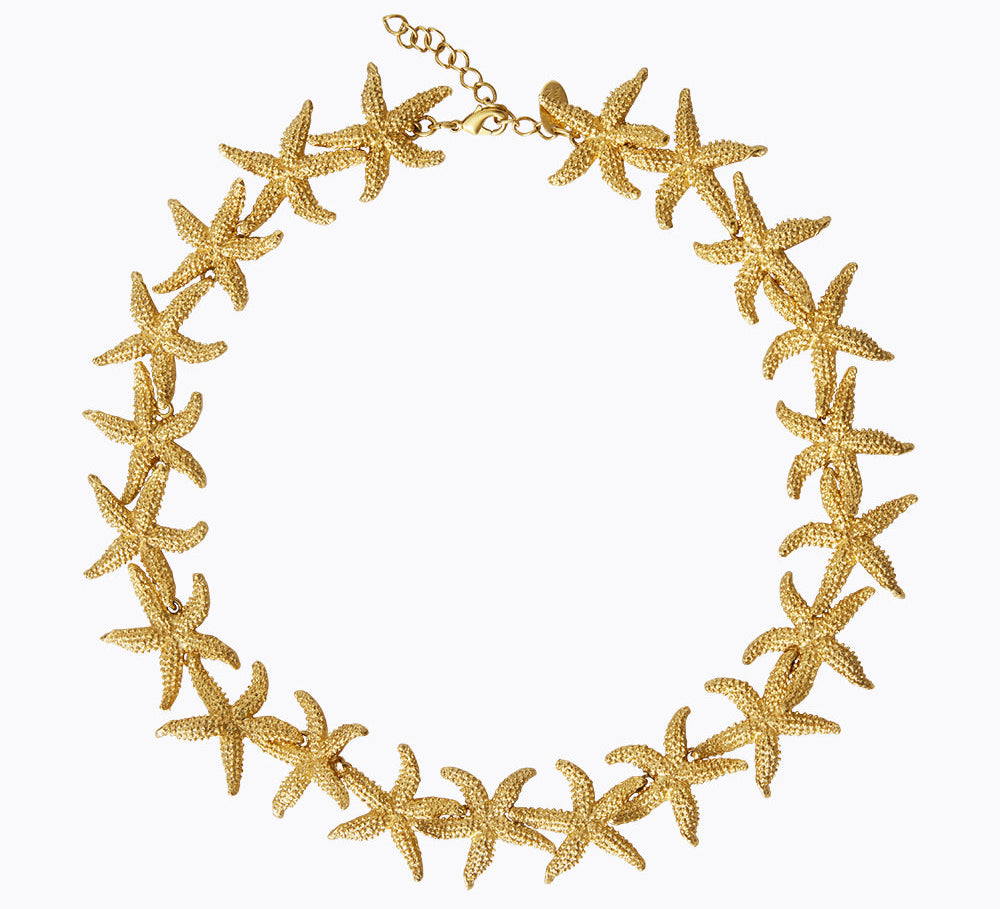 Caroline Svedbom - Sea Star Statement Necklace Gold Gold
