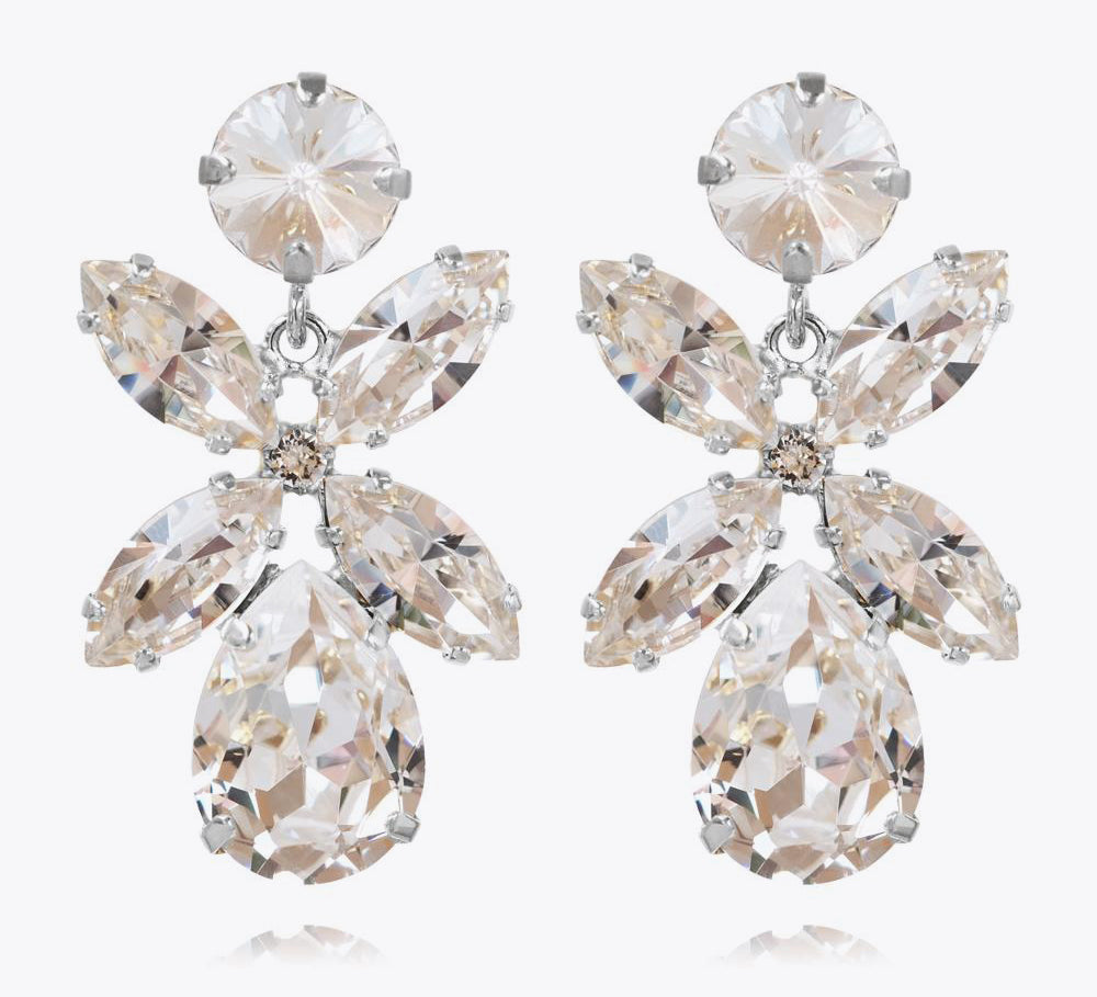 Dione Earrings / Crystal