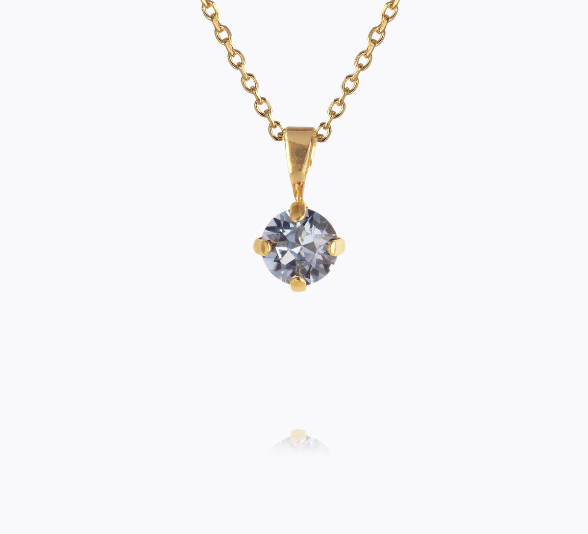 Caroline Svedbom - Girls Necklace Light Sapphire Gold