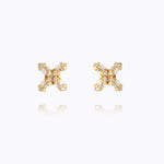Caroline Svedbom - Crystal Mini Star Earrings Crystal Gold