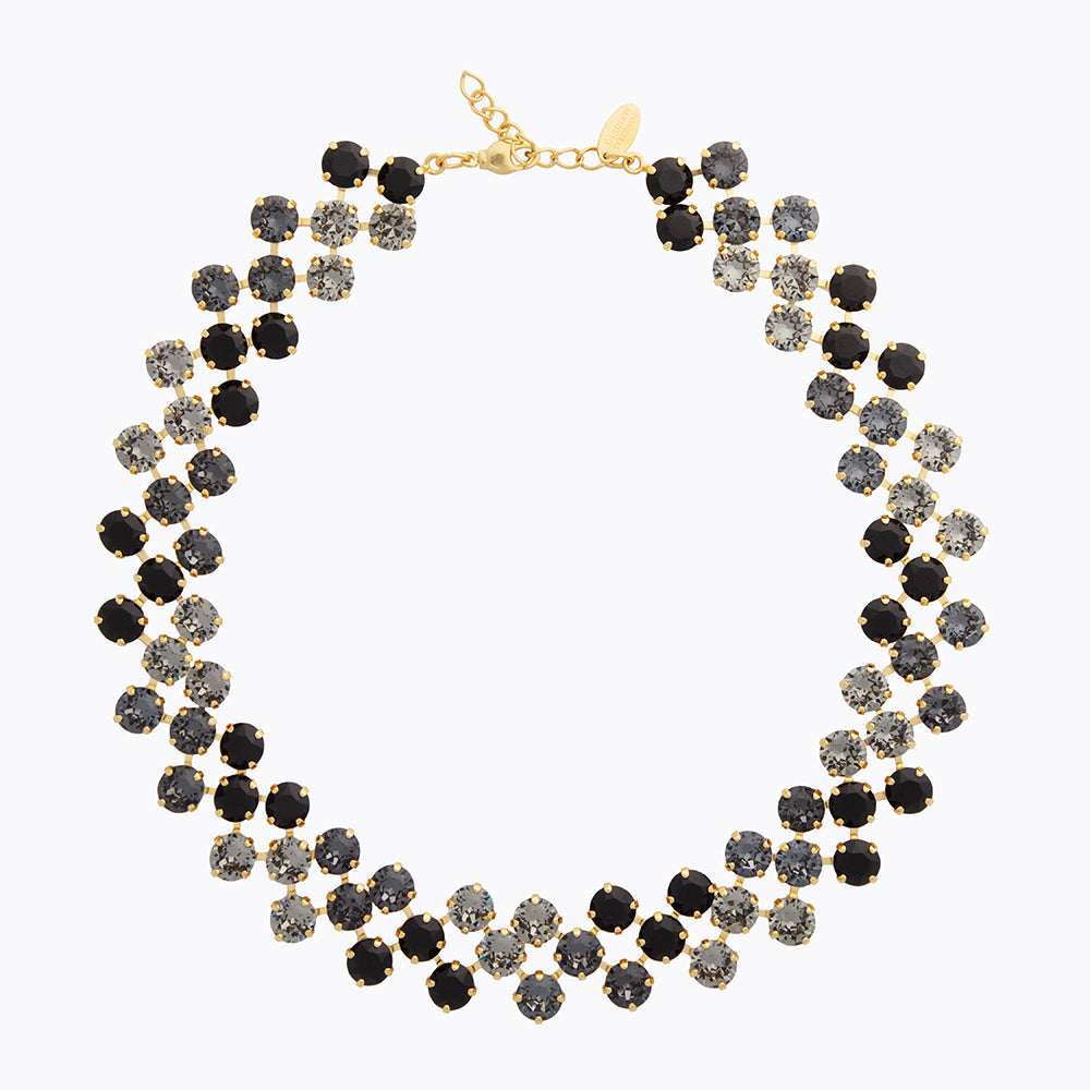 Caroline Svedbom - Livia Necklace Black Combo Gold