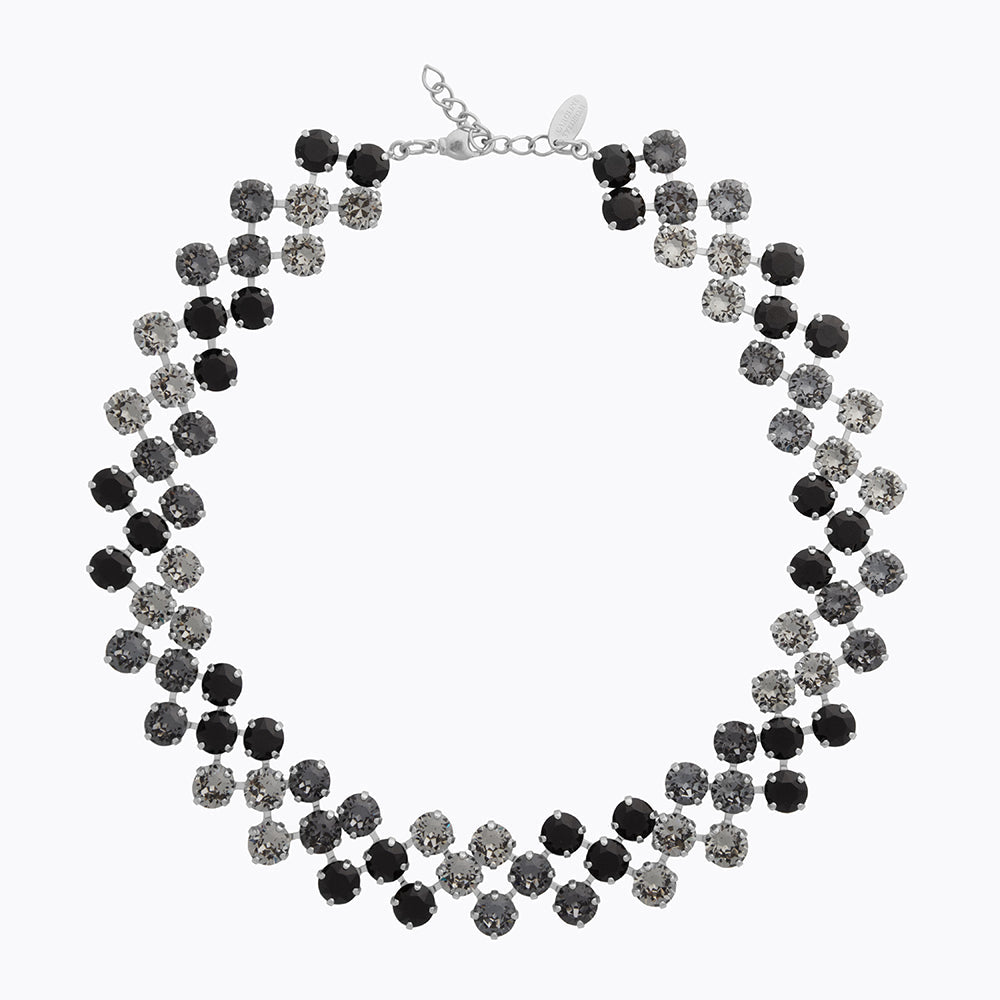 Caroline Svedbom - Livia Necklace Black Combo Rhodium