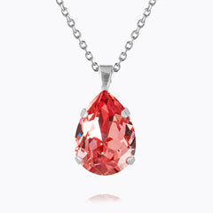 Caroline Svedbom - Classic Drop Necklace Rose Peach Rhodium
