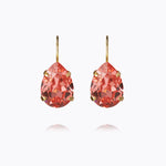 Caroline Svedbom - Mini Drop Clasp Earrings Rose Peach Gold