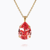 Caroline Svedbom - Mini Drop Necklace Rose Peach Gold