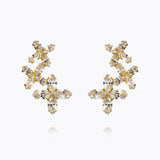 Caroline Svedbom - Multi Star Cuff Earrings Crystal Gold