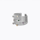 Caroline Svedbom - Rainbow Ring Rainbow Combo Rhodium