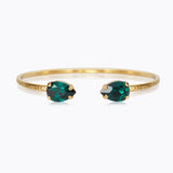 Caroline Svedbom - Petite Drop Bracelet Emerald Gold