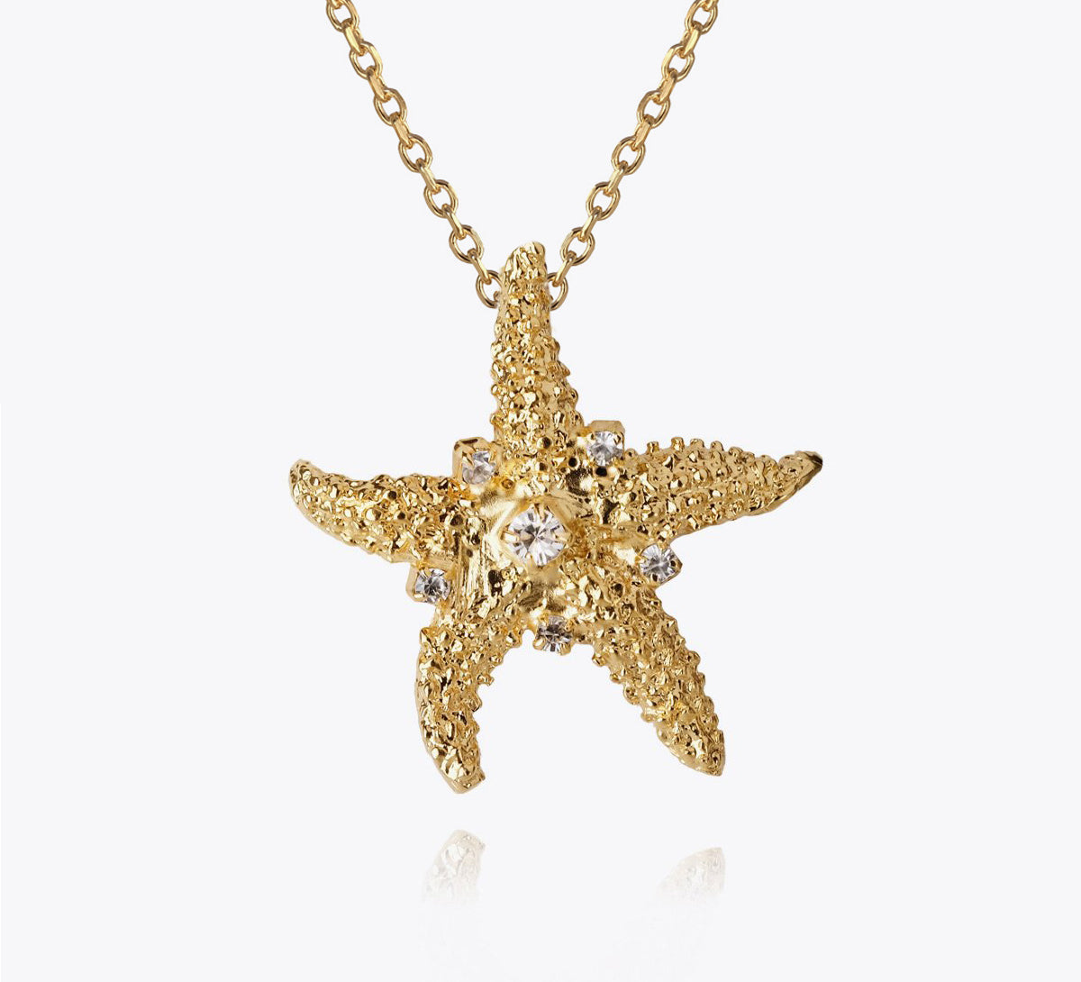 Sea Star Necklace / Crystal