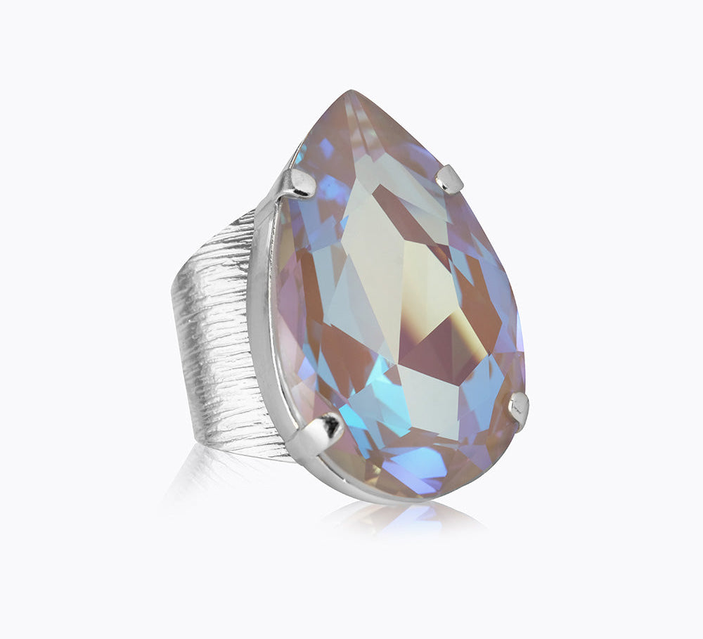 Caroline Svedbom - Perfect Drop Ring Serene Delite Rhodium