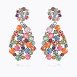 Caroline Svedbom - Afrodite Earrings Pastel Combo Rhodium